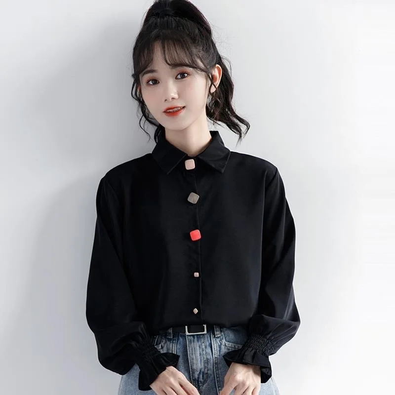 Women Spring Autumn Style Blouses Shirts Lady Casual Long Sleeve Turn-down Collar Solid Color Blusas Tops ZZ1954
Women Spring Autumn Style Blouses Shirts Lady Casual Long Sleeve Turn-down Collar Solid Color Blusas Tops ZZ1954