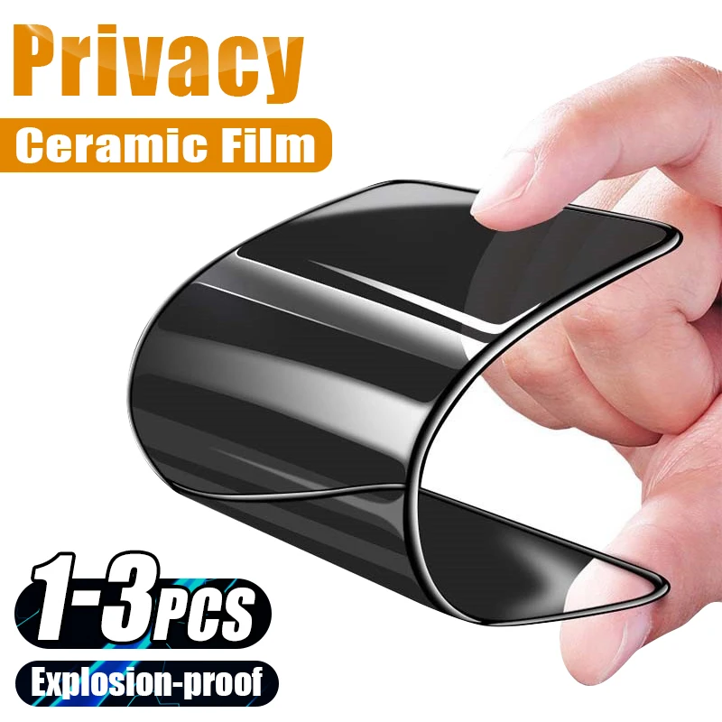 1-3Pcs Privacy Screen Protector for Huawei Mate 50 30 20 10 Pro Ceramic Soft Film for Huawei Nova 3i 4e 5t 7 8 9 10 SE Not Glass
1-3Pcs Privacy Screen Protector for Huawei Mate 50 30 20 10 Pro Ceramic Soft Film for Huawei Nova 3i 4e 5t 7 8 9 10 SE Not Glass