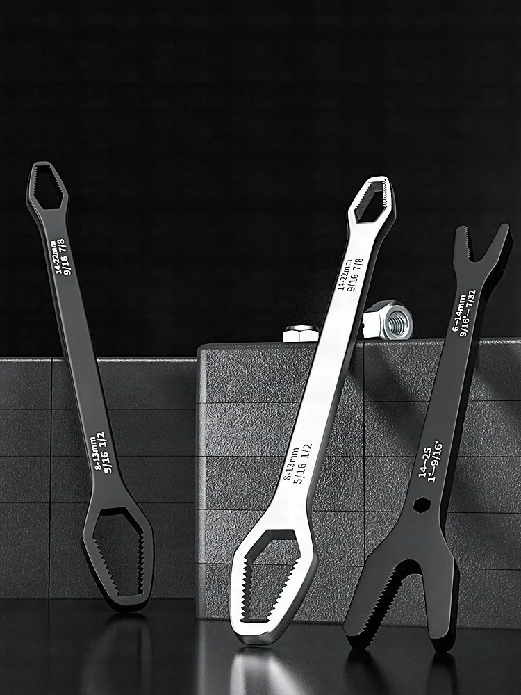 Double End Spanner Multifunctional Adjustable Hand Repair Tools Self-tightening Universal Torx Wrench
Double End Spanner Multifunctional Adjustable Hand Repair Tools Self-tightening Universal Torx Wrench