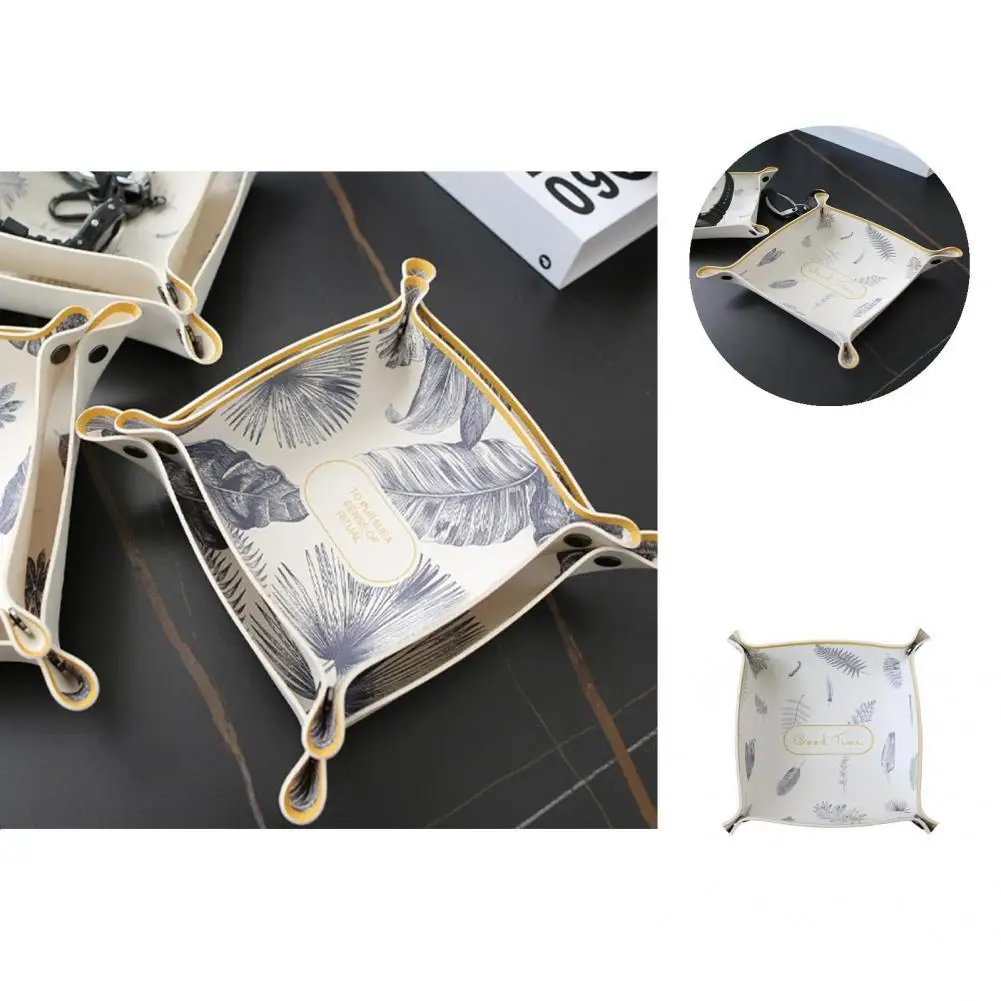 Fadeless Convenient Elegant Fine Texture Desk Storage Tray Faux Leather Table Storage Holder Anti-wear for Girls
Fadeless Convenient Elegant Fine Texture Desk Storage Tray Faux Leather Table Storage Holder Anti-wear for Girls