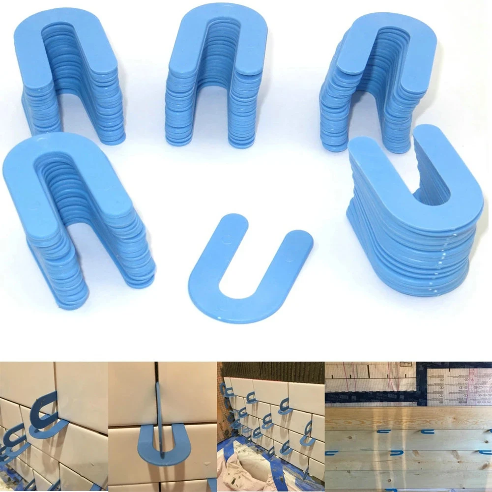 100Pcs U-shaped Horseshoe Shims Plastic Level Wedges Horizontal/vertical Tile Installations Tiling Masonry Tools Accessories
100Pcs U-shaped Horseshoe Shims Plastic Level Wedges Horizontal/vertical Tile Installations Tiling Masonry Tools Accessories