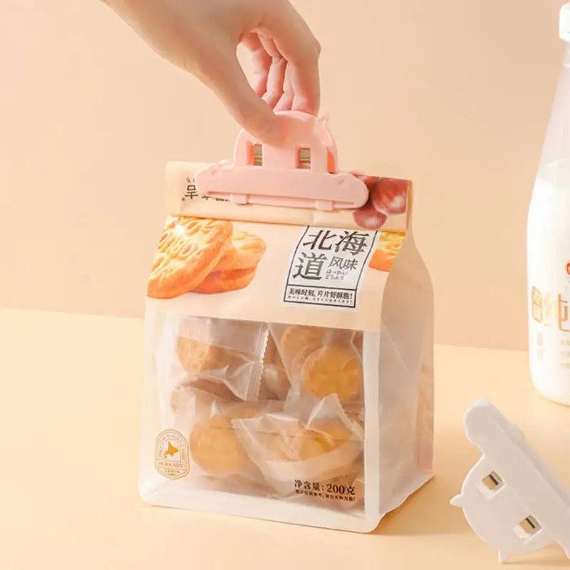 

Portable Kitchen Food Bag Vacuum Sealer Clamp Plastic Sealing Clip Moisture-proof Multipurpose Snack Fresh-keeping Clip Mini