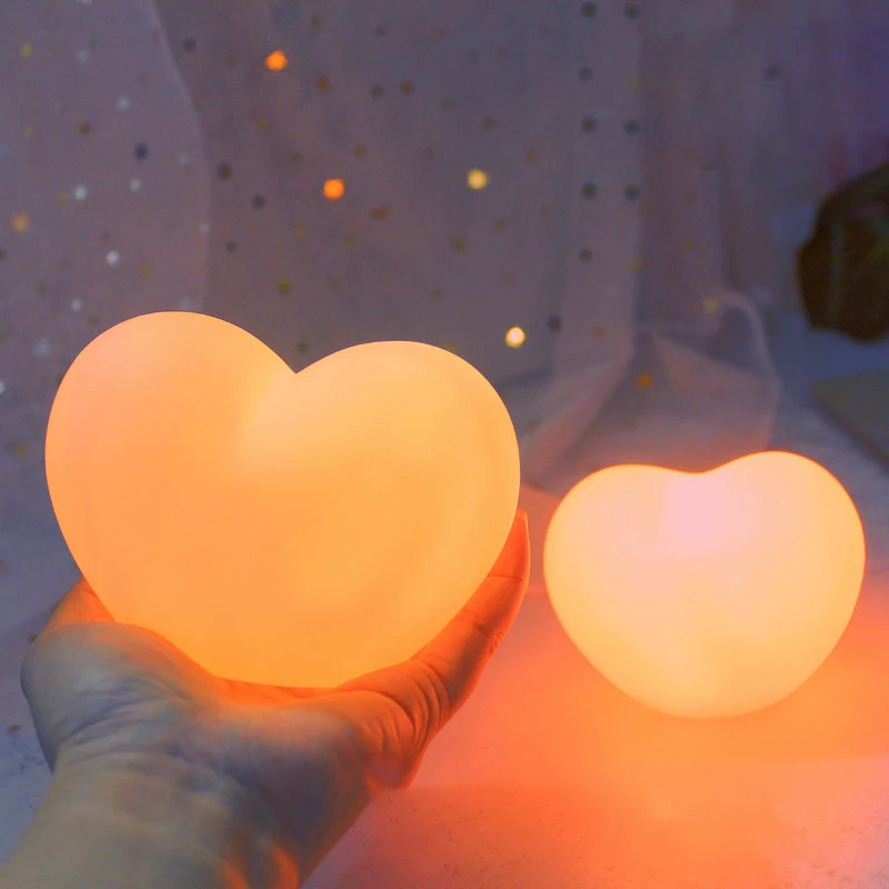 LED Night Lights Cute Love Heart For Girl Modeling Lamp Romantic For Bedroom Decoration Birthday Valentine's Day Gift
LED Night Lights Cute Love Heart For Girl Modeling Lamp Romantic For Bedroom Decoration Birthday Valentine's Day Gift