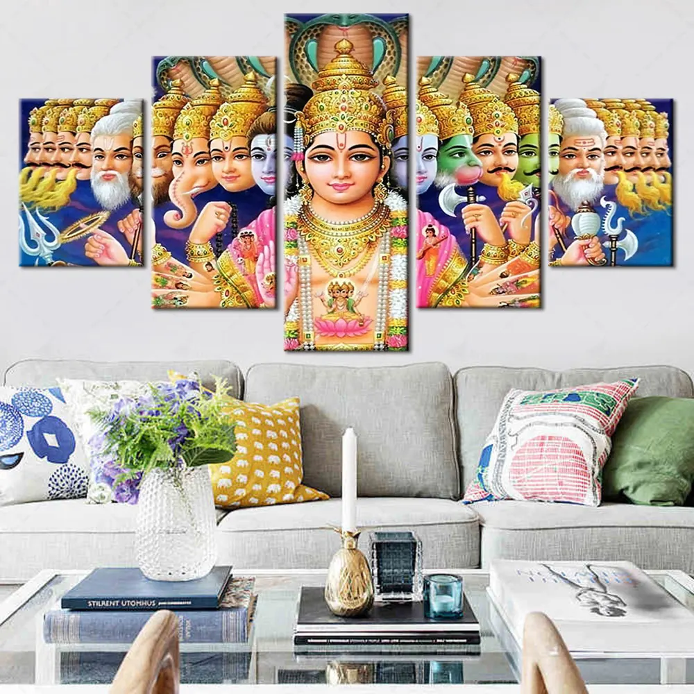 Artsailing 5 Pieces Wall Decor Canvas Painting Art Hinduism Poster Print Picture for Living Room Home Decoration Free Shipping
Artsailing 5 Pieces Wall Decor Canvas Painting Art Hinduism Poster Print Picture for Living Room Home Decoration Free Shipping