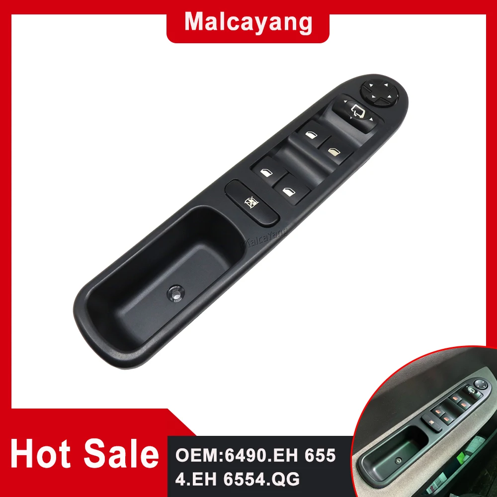 6554.QG 6490.EH For Peugeot 207 WA SW 2006-2018 Car Accessories Master Power Window Switch Control Button
6554.QG 6490.EH For Peugeot 207 WA SW 2006-2018 Car Accessories Master Power Window Switch Control Button