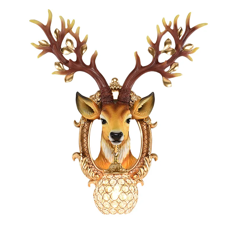 Modern Luxury Antelope Deer Crystal Wall Light Interior Luxury Decoration Background Wall Turpentine Material Crystal Wall Light
Modern Luxury Antelope Deer Crystal Wall Light Interior Luxury Decoration Background Wall Turpentine Material Crystal Wall Light