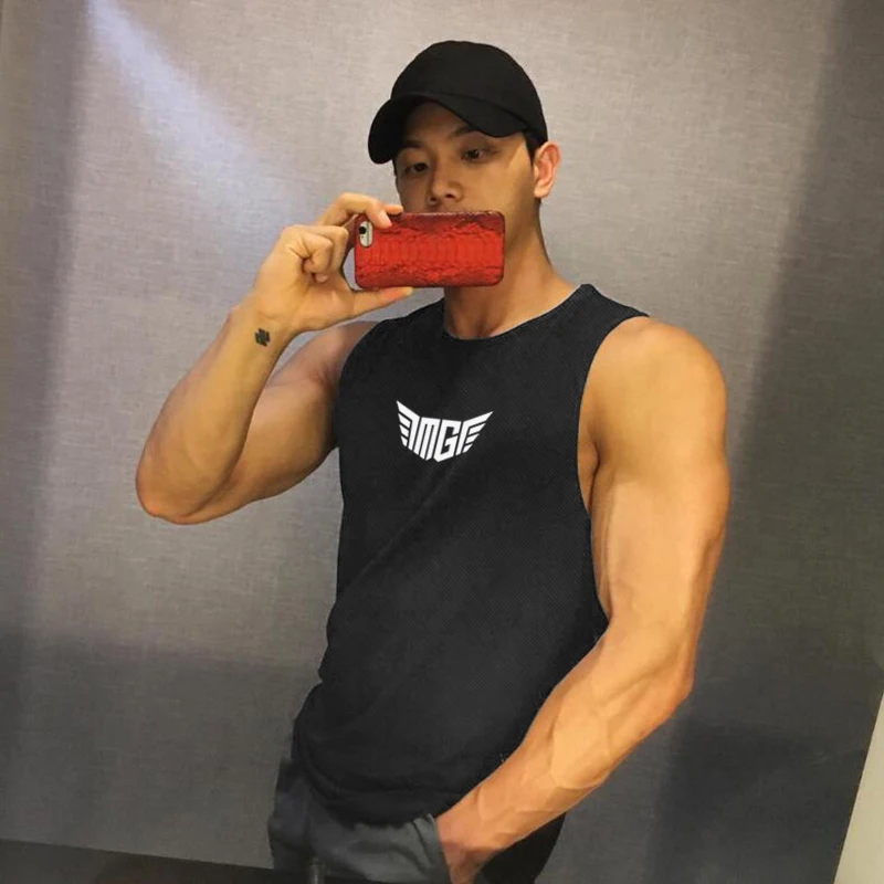 Muscle Leisure Men's Mesh Vest Running Sports Bodybuilding Sleeveless Workout Training Gym Tank Top Men Fitness
Muscle Leisure Men's Mesh Vest Running Sports Bodybuilding Sleeveless Workout Training Gym Tank Top Men Fitness