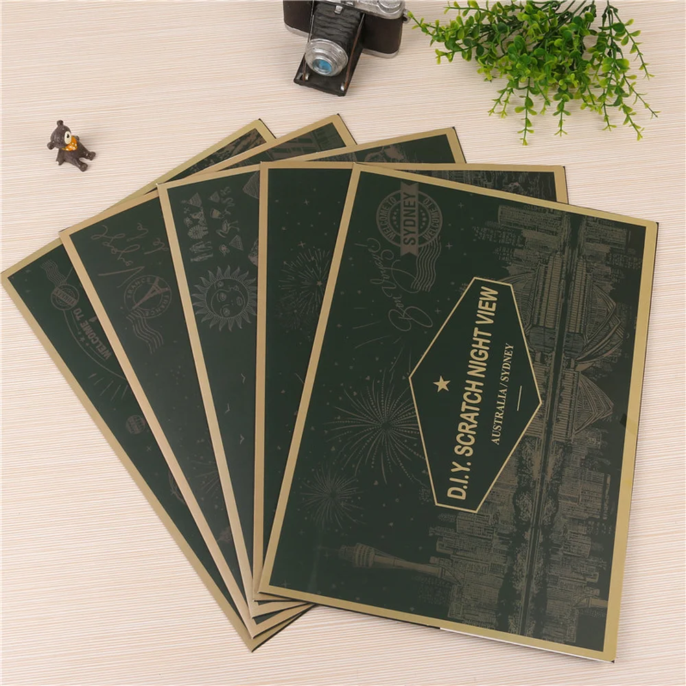 New York\Paris\London\Cappadocia\Egypt\Venice\Sydney city landmarks Scratch map Night View foil layer coating map DIY gift
New York\Paris\London\Cappadocia\Egypt\Venice\Sydney city landmarks Scratch map Night View foil layer coating map DIY gift