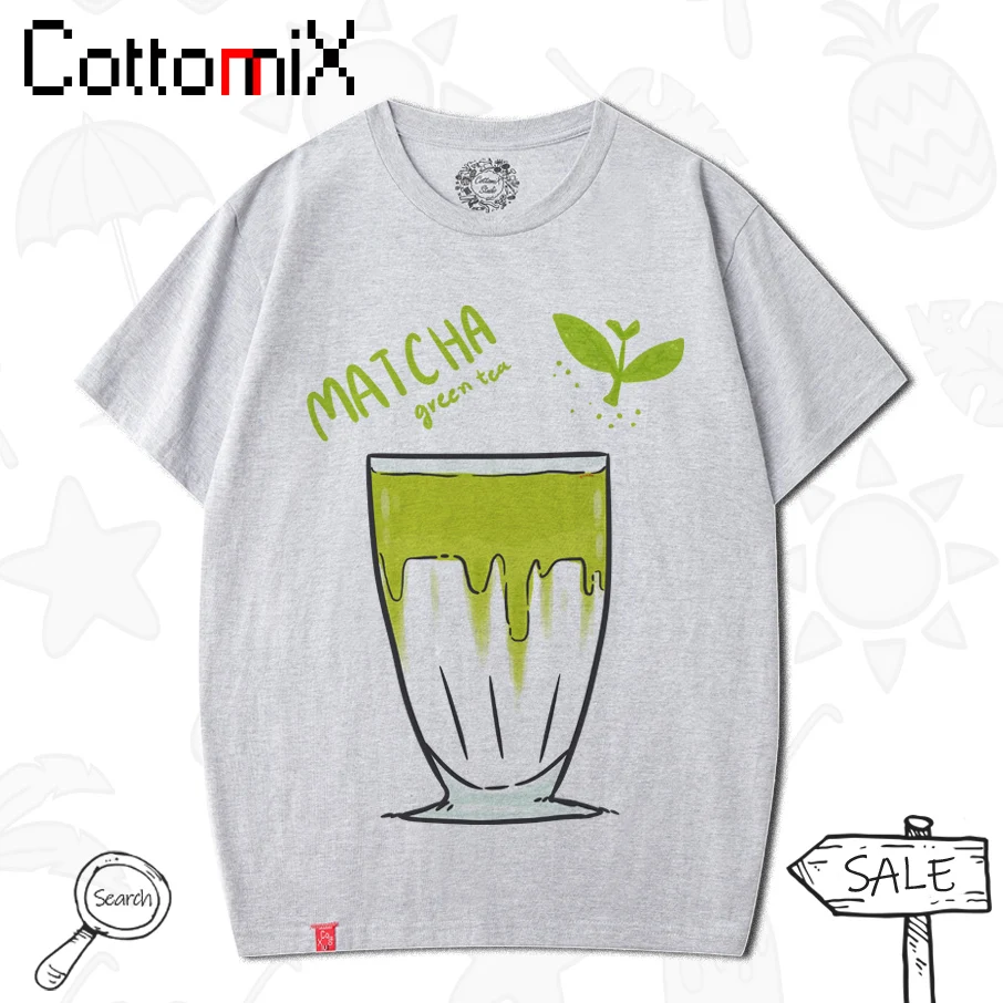 Cottomix Design Cotton Graphic Tops T Shirt for Women Men Tee Casual Summer Short Sleeve Direct Print Matcha Green Tea Cool
Cottomix Design Cotton Graphic Tops T Shirt for Women Men Tee Casual Summer Short Sleeve Direct Print Matcha Green Tea Cool