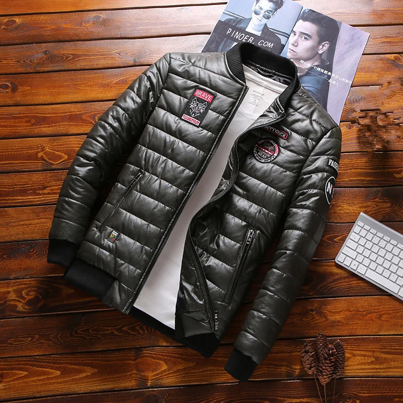Winter Men Jacket Fashion Men Thermal Parkas Coats Man Thick Warm Windbreaker PU Leather Patchwork Jackets Clothing 8XL
Winter Men Jacket Fashion Men Thermal Parkas Coats Man Thick Warm Windbreaker PU Leather Patchwork Jackets Clothing 8XL