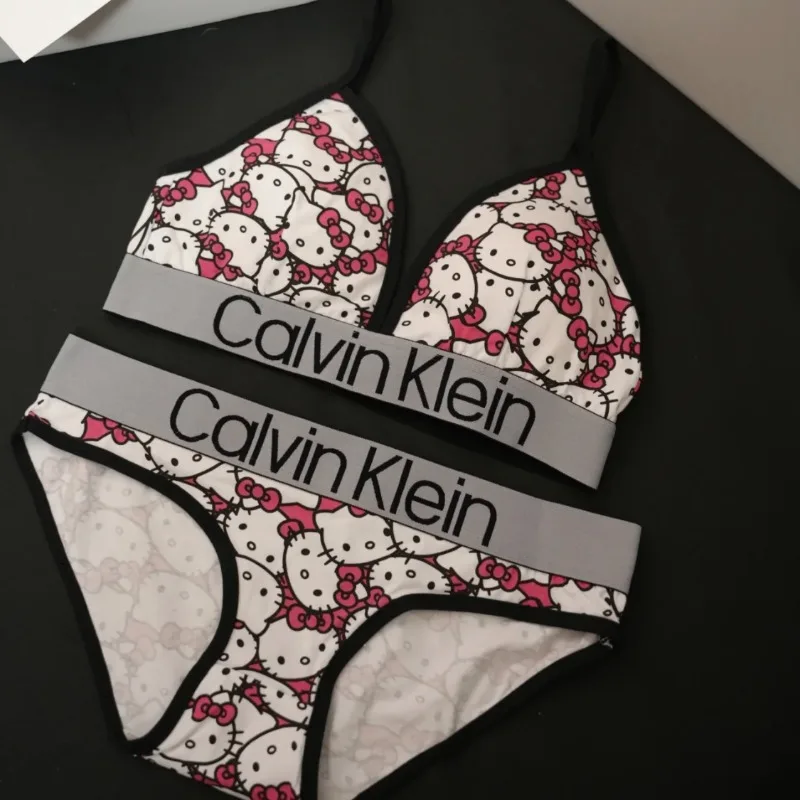 New Hello Kitty Kawaii Sanrio Women's Underwear Cute Comfortable Elastic Round-up Sports Shockproof Sexy Hot Girl Bra Set Summer
New Hello Kitty Kawaii Sanrio Women's Underwear Cute Comfortable Elastic Round-up Sports Shockproof Sexy Hot Girl Bra Set Summer