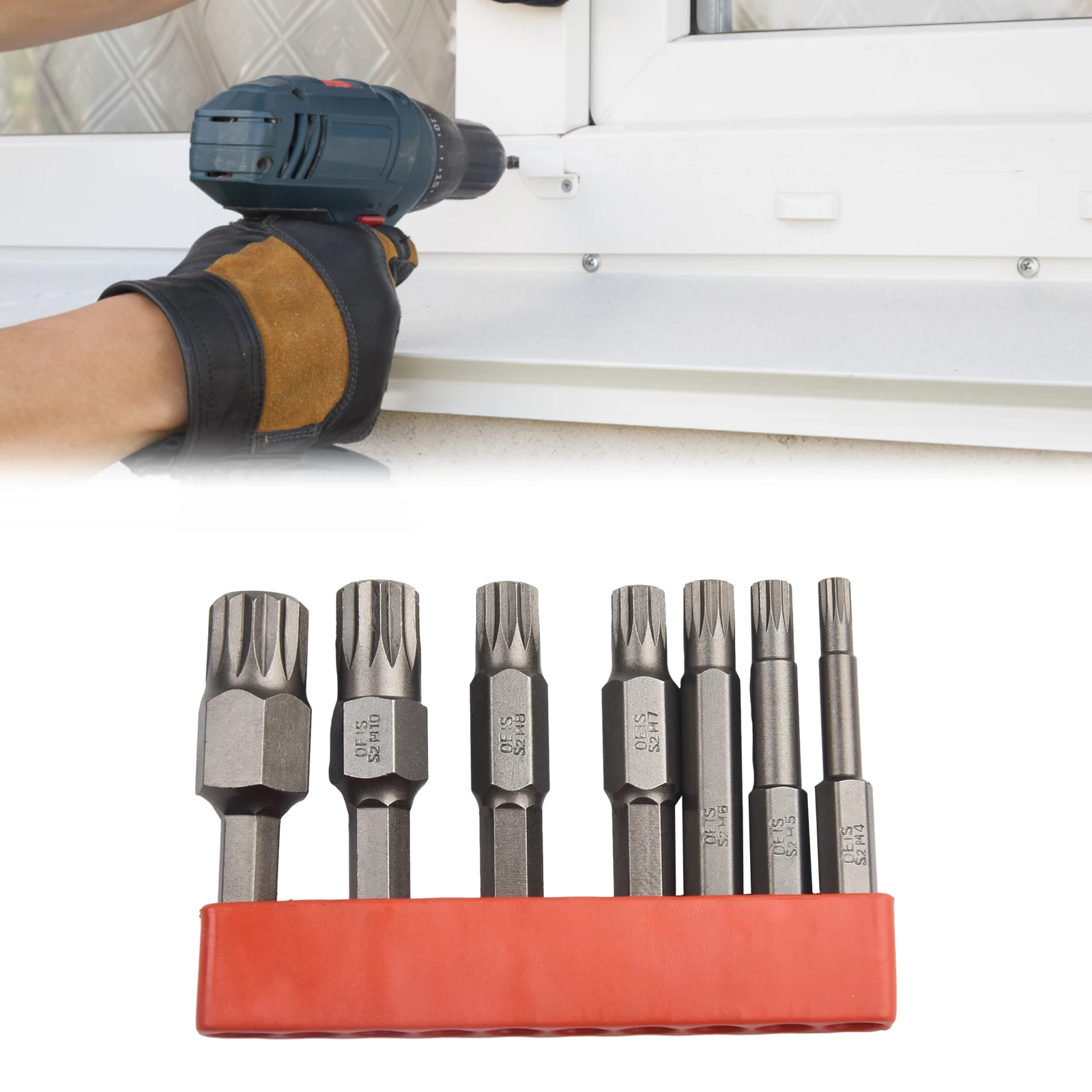 Air Drills Electric Screwdrivers Screwdriver Bits Nutdrivers High Hardness Silver 12 Point 7pcs/set Alloy Steel
Air Drills Electric Screwdrivers Screwdriver Bits Nutdrivers High Hardness Silver 12 Point 7pcs/set Alloy Steel