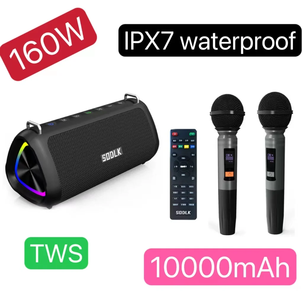 Портативная Bluetooth-колонка, 80 Вт, StormBox Blast, наружная Беспроводная колонка с объемным 3D звуком, водонепроницаемая IPX7
Портативная Bluetooth-колонка, 80 Вт, StormBox Blast, наружная Беспроводная колонка с объемным 3D звуком, водонепроницаемая IPX7