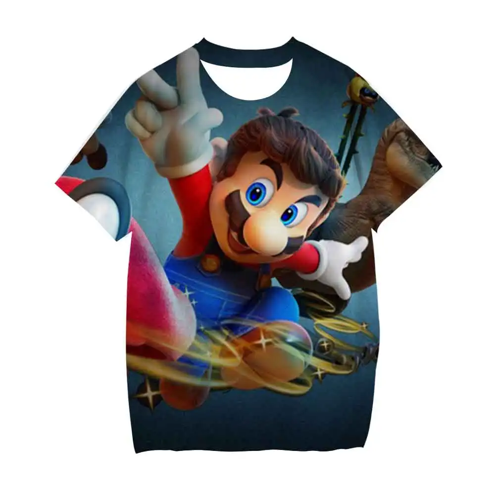 Anime Tshirt 3D Printing T shirts Children's Clothing Kids Oversized T-shirts Super Mario Cartoon Tops Baby Crewneck Shirts
Anime Tshirt 3D Printing T shirts Children's Clothing Kids Oversized T-shirts Super Mario Cartoon Tops Baby Crewneck Shirts