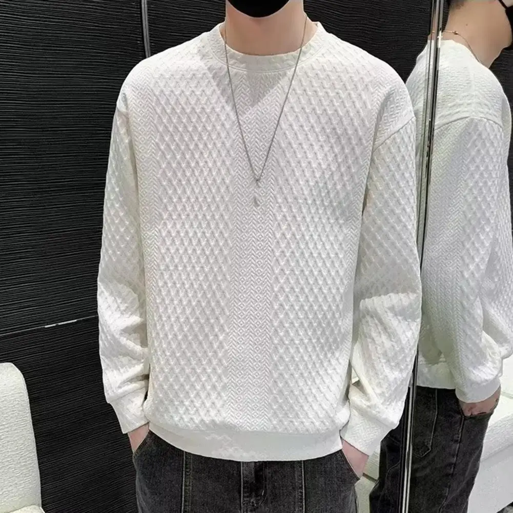 Spring Autumn Y2K Elegant Fashion Sweatshirt Man Fashion All Match Long Sleeve Top Solid Color Casual Pullover Male Clothes
Spring Autumn Y2K Elegant Fashion Sweatshirt Man Fashion All Match Long Sleeve Top Solid Color Casual Pullover Male Clothes