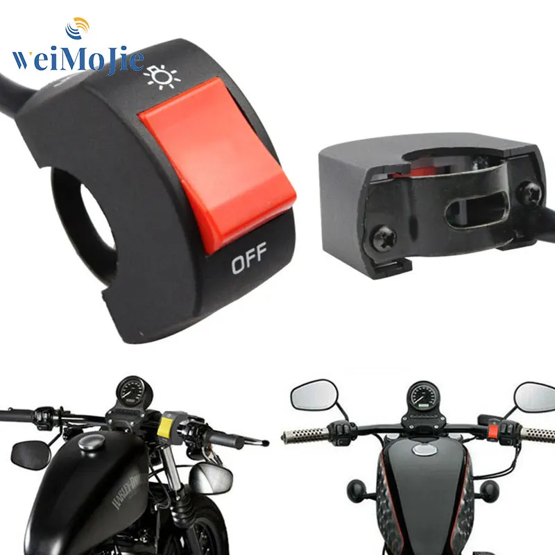 22mm ON/OFF Motorcycle Switch Push Button 12V Button Connector Handlebar Switch For ATV Electronic Bike Scooter Motorbike
22mm ON/OFF Motorcycle Switch Push Button 12V Button Connector Handlebar Switch For ATV Electronic Bike Scooter Motorbike