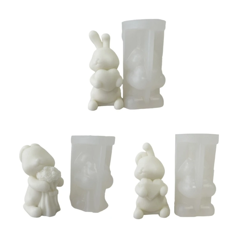 Silicone Molds Making Mold Rabbits Gypsum Plaster Mold for Candle Making Soap Home Decors Dropship
Silicone Molds Making Mold Rabbits Gypsum Plaster Mold for Candle Making Soap Home Decors Dropship