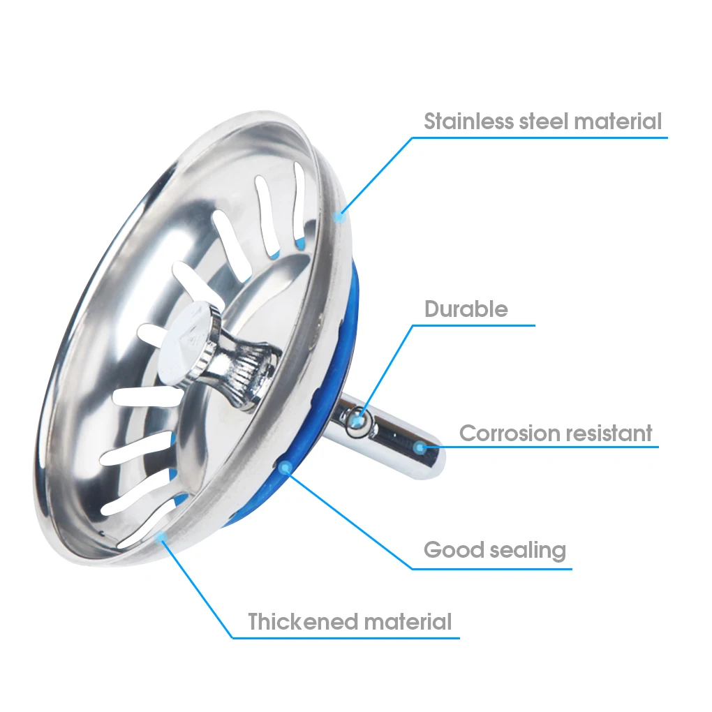 Stainless Steel Strainer Portable 20 Holes Rubber Sealed Mirror Polished Drainer Indoor Home Sink Draining Filter Accessories
Stainless Steel Strainer Portable 20 Holes Rubber Sealed Mirror Polished Drainer Indoor Home Sink Draining Filter Accessories
