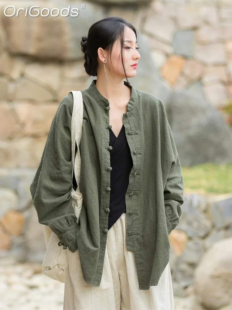 OriGoods Oversize Shirt Women 2022 New Spring Autumn Shirts Coat Natural Fabric Ramie Cotton Oversized Blouse Loose Tops B341
OriGoods Oversize Shirt Women 2022 New Spring Autumn Shirts Coat Natural Fabric Ramie Cotton Oversized Blouse Loose Tops B341