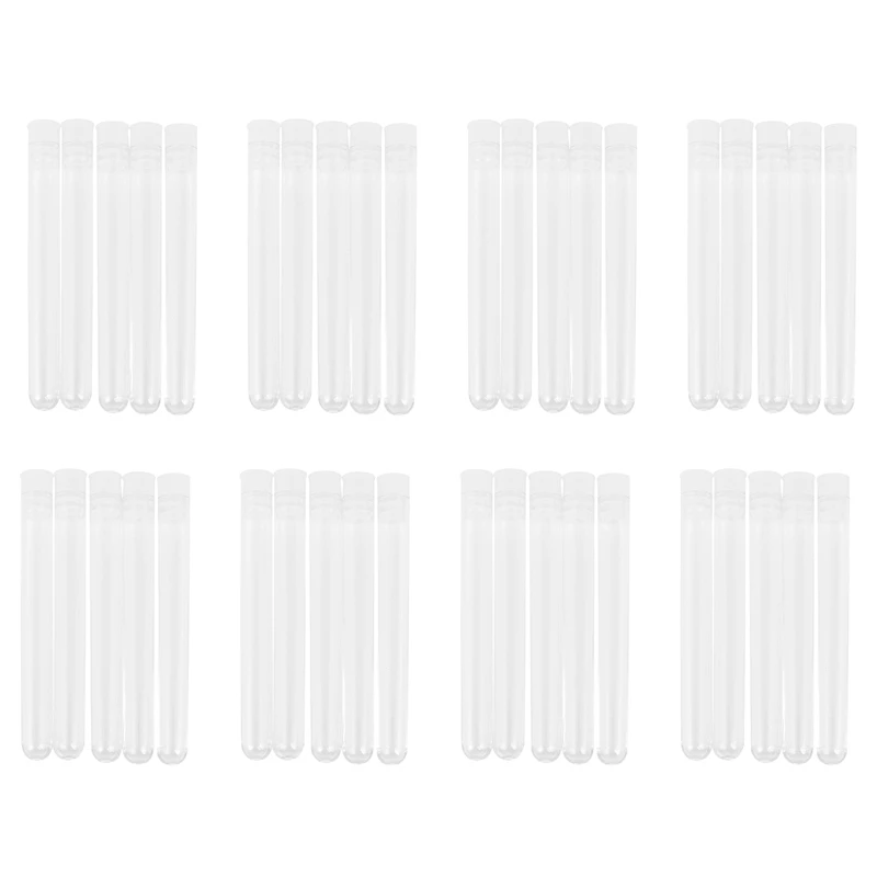 600Pcs Clear Plastic Test Tube With Cap 12X100mm U-Shaped Bottom Long Transparent Test Tube Lab Supplies
600Pcs Clear Plastic Test Tube With Cap 12X100mm U-Shaped Bottom Long Transparent Test Tube Lab Supplies