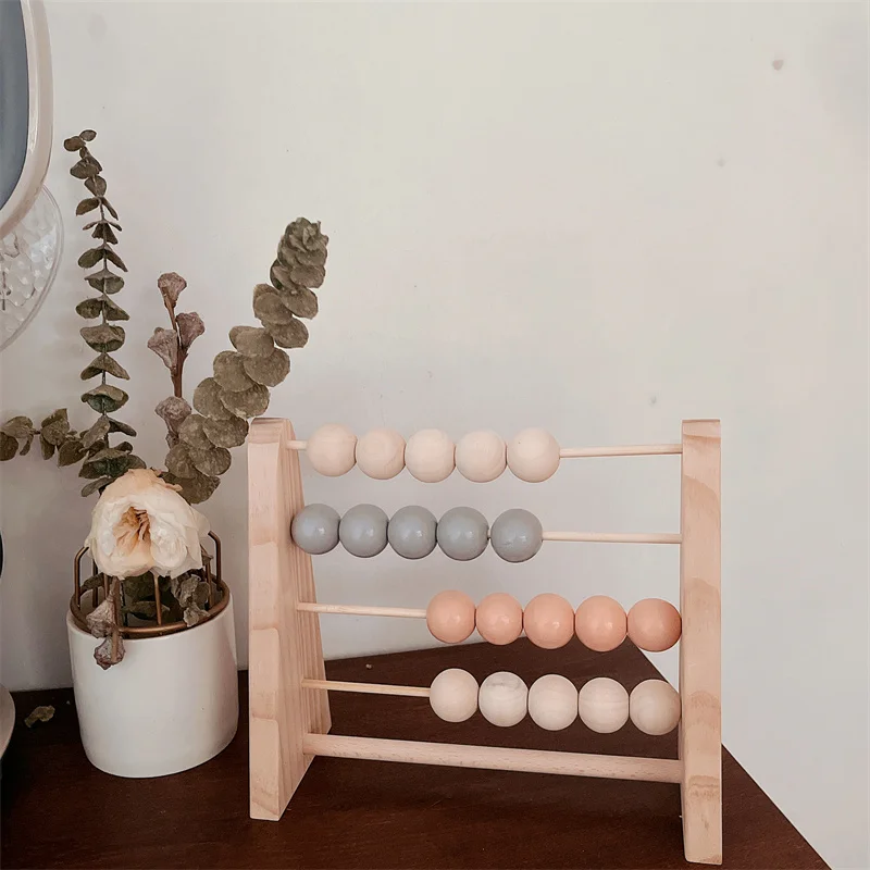 Natural Wooden Abacus With Beads Kids Room Desktop Decor Baby Early Learning Educational Toys Girl Boy Room Craft Ornament Gifts
Natural Wooden Abacus With Beads Kids Room Desktop Decor Baby Early Learning Educational Toys Girl Boy Room Craft Ornament Gifts