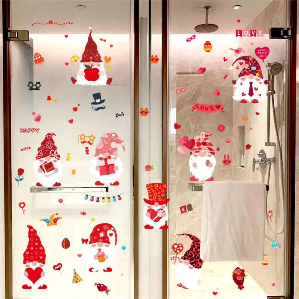 9Pcs/Set Window Sticker Static Attach Easy Install PVC Love Gnome Shape Tile Clings Household Supplies
9Pcs/Set Window Sticker Static Attach Easy Install PVC Love Gnome Shape Tile Clings Household Supplies