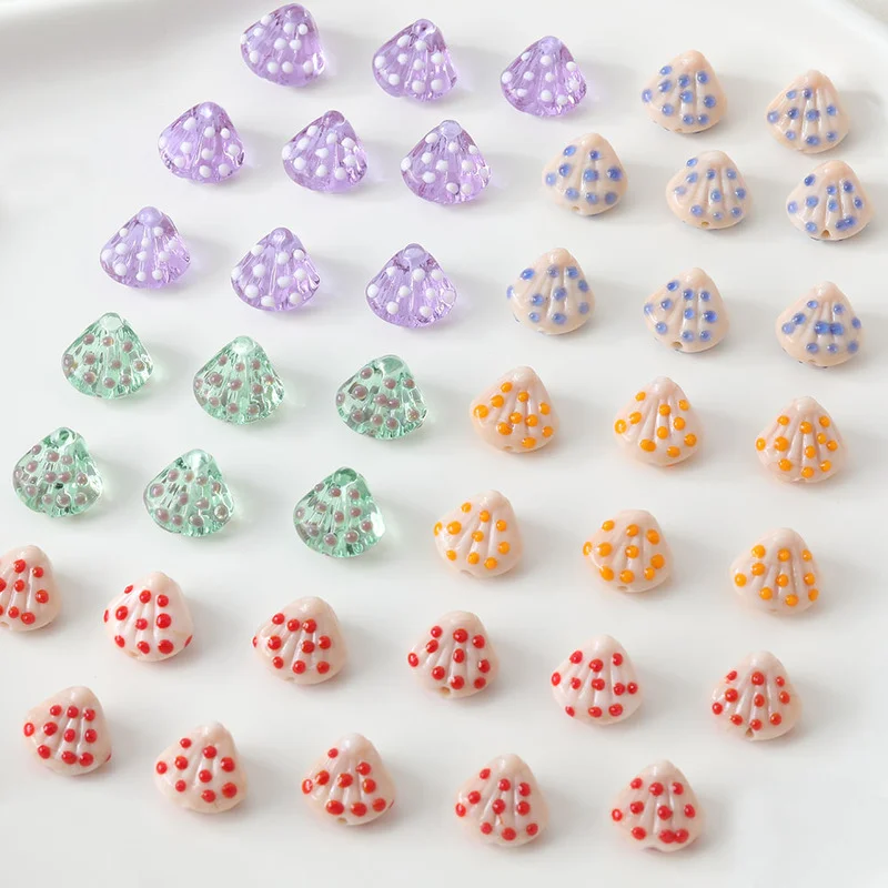 Handmade Glass Shell Shape Straight Hole Diy Handmade Beaded Necklace Bracelet Earrings Pendant Material Accessories
Handmade Glass Shell Shape Straight Hole Diy Handmade Beaded Necklace Bracelet Earrings Pendant Material Accessories