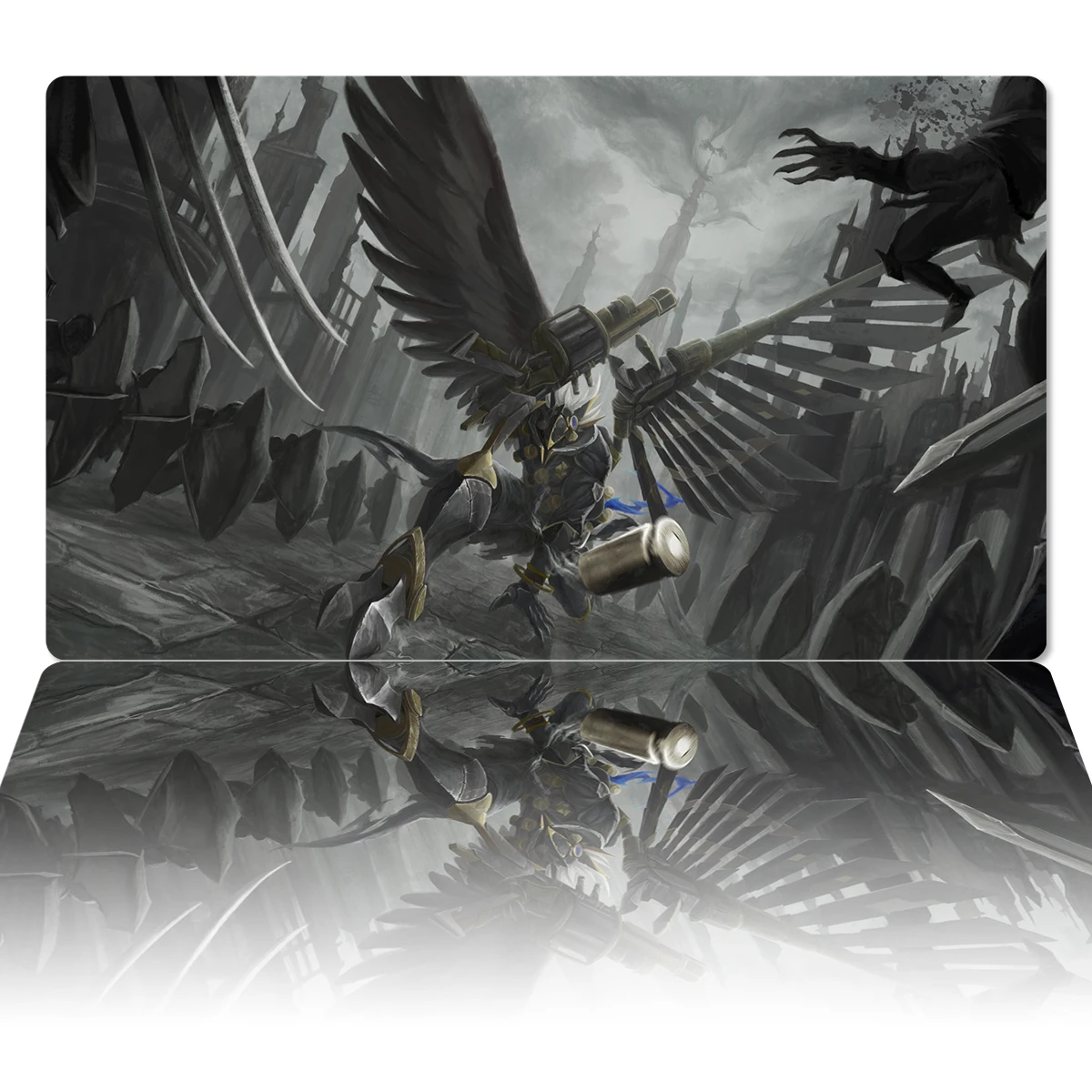 YuGiOh Playmat Tri-Brigade Shuraig the Ominous Omen TCG CCG Trading Card Game Mat Anime Mouse Pad Rubber Desk Mat Zones Free Bag
YuGiOh Playmat Tri-Brigade Shuraig the Ominous Omen TCG CCG Trading Card Game Mat Anime Mouse Pad Rubber Desk Mat Zones Free Bag