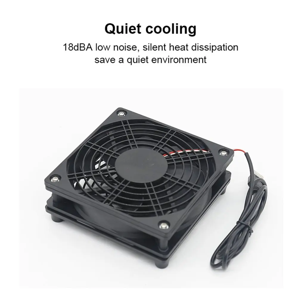 New Router Cooling Silent Fan For Computer Cases Mining Rig CPU Coolers Computer Cooling Fan DC 5V USB Power 120mm Cooling Fan
New Router Cooling Silent Fan For Computer Cases Mining Rig CPU Coolers Computer Cooling Fan DC 5V USB Power 120mm Cooling Fan
