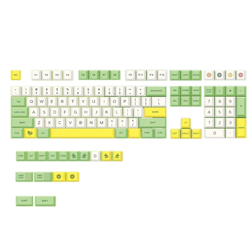 Keycaps PBT 124 Keys XDA Profile Dye Sublimation Set For Gateron Kailh Cherry MX Switches Mechanical Gaming Keyboards
Keycaps PBT 124 Keys XDA Profile Dye Sublimation Set For Gateron Kailh Cherry MX Switches Mechanical Gaming Keyboards