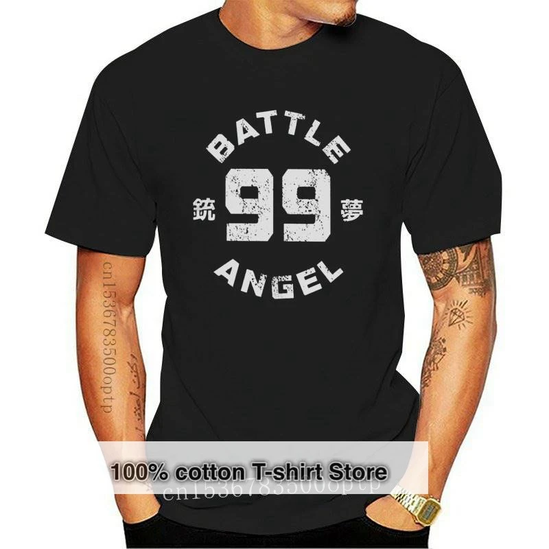 

New Man Battle Angel 99 Alita T Shirts Gunnm Comic Movie Anime Japan Tshirts Vintage Fitness s Clothes Cotton Tees Normal