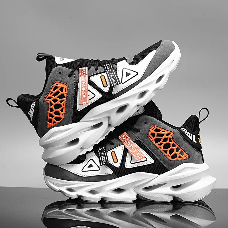 Thick Sole Fashion Men Sneakers Breathable Man Tennis Shoes Walking Shoes Lightweight Man Soft High Top Fashion Lace-Up Sneakers
Thick Sole Fashion Men Sneakers Breathable Man Tennis Shoes Walking Shoes Lightweight Man Soft High Top Fashion Lace-Up Sneakers