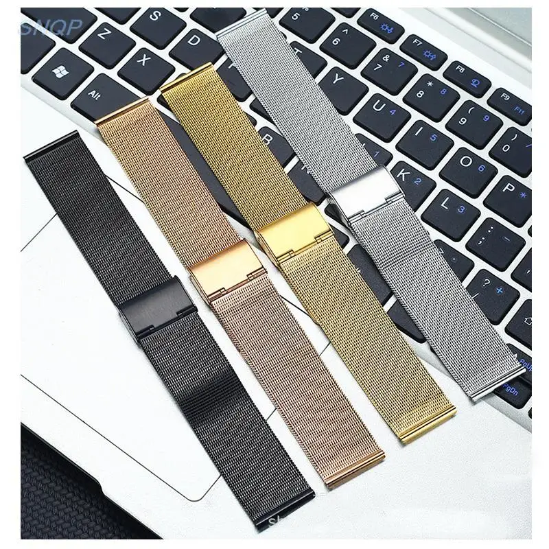 12/14/16/18/20/22/24mm Stainless Steel Milanese Loop Strap Universal Metal Quick Release Smart Watch Band Men Women Bracelet
12/14/16/18/20/22/24mm Stainless Steel Milanese Loop Strap Universal Metal Quick Release Smart Watch Band Men Women Bracelet