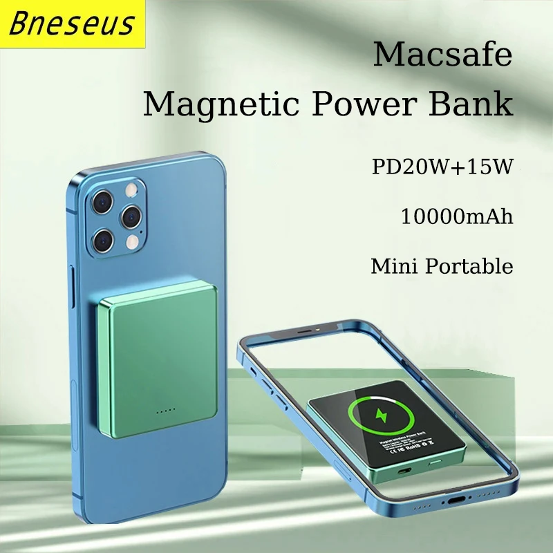 Mini Magnetic Powerbank 10000mAh Auxiliary Battery Pack For iPhone 12 13 14 15W Fast Charger External Apple Macsafe Power Bank
Mini Magnetic Powerbank 10000mAh Auxiliary Battery Pack For iPhone 12 13 14 15W Fast Charger External Apple Macsafe Power Bank