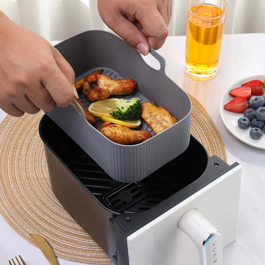 Многоразовая силиконовая корзина для аэрофритюрницы, противень для выпечки, корзина для жареной курицы, аэрофритюрница, аксессуары, антипр...
Многоразовая силиконовая корзина для аэрофритюрницы, противень для выпечки, корзина для жареной курицы, аэрофритюрница, аксессуары, антипр...