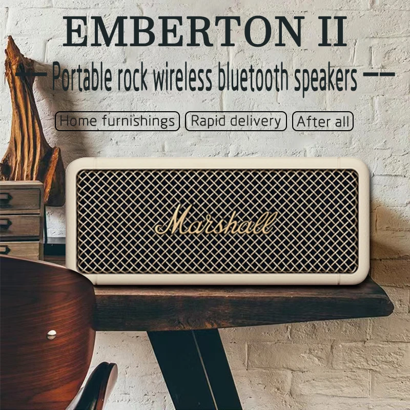 Marshall Emberton II wireless bluetooth speaker outdoor small portable mini HIFI mega bass sound stereo surround
Marshall Emberton II wireless bluetooth speaker outdoor small portable mini HIFI mega bass sound stereo surround