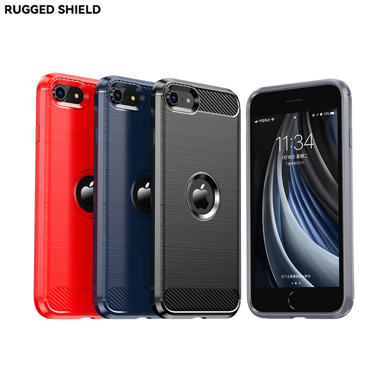 For iPhone SE 2022 Case Carbon Fiber Anti-knock Shockproof Silicone Bumper Case For iphone SE 3 Cover for iphone SE 2022 SE 2020
For iPhone SE 2022 Case Carbon Fiber Anti-knock Shockproof Silicone Bumper Case For iphone SE 3 Cover for iphone SE 2022 SE 2020