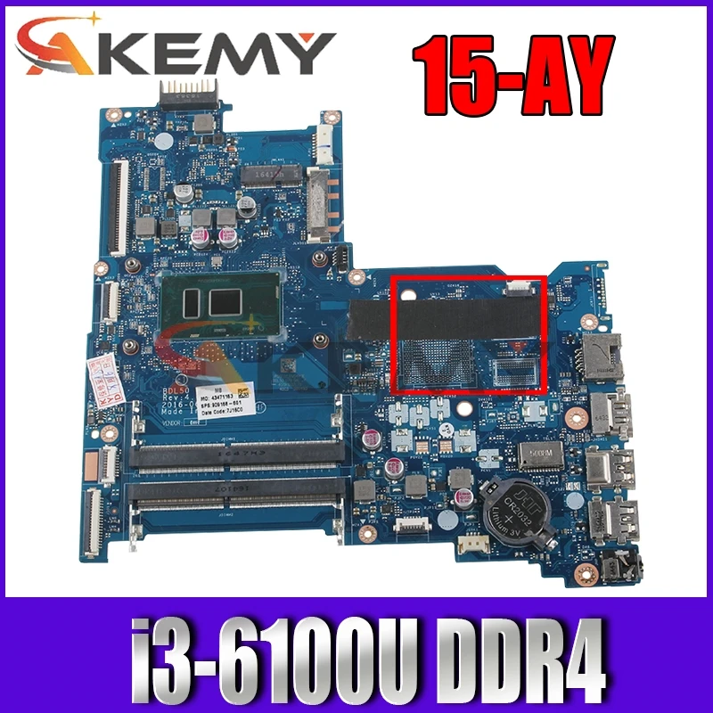 Материнская плата для ноутбука HP 15-AY 115-AY028 854946-601 BDL50 LA-D704P с SR2EU I3-6100U DDR4 системная плата 100% протестирована Быстрая доставка
Материнская плата для ноутбука HP 15-AY 115-AY028 854946-601 BDL50 LA-D704P с SR2EU I3-6100U DDR4 системная плата 100% протестирована Быстрая доставка