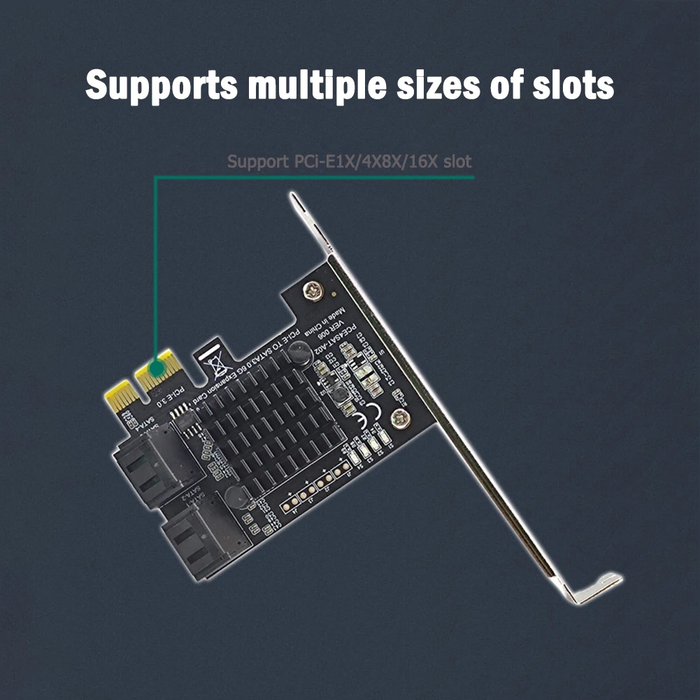 4 порта SATA III PCIe карта 6 Гбит/с SATA 3,0 к PCI Express 1X адаптер с кронштейном контроллер карта PCI Express адаптер конвертер
4 порта SATA III PCIe карта 6 Гбит/с SATA 3,0 к PCI Express 1X адаптер с кронштейном контроллер карта PCI Express адаптер конвертер