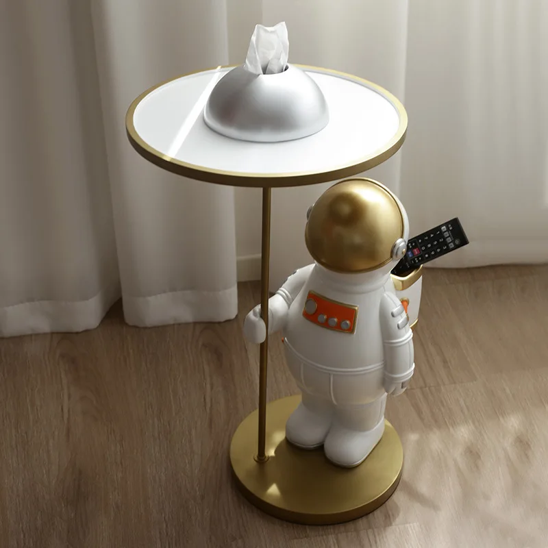 Living Room Decoration Creative Astronaut Tray Coffee Table Living Room Large Floor Decoration Small Round Table Sofa Side Table
Living Room Decoration Creative Astronaut Tray Coffee Table Living Room Large Floor Decoration Small Round Table Sofa Side Table