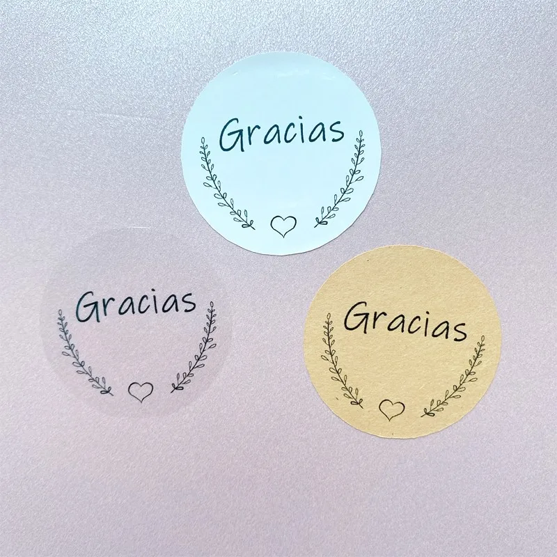 500pcs Spanish Gracias Round Transparent Wedding Business DIY Handmade Student Stationery Decoration Sticker Scrapbook
500pcs Spanish Gracias Round Transparent Wedding Business DIY Handmade Student Stationery Decoration Sticker Scrapbook