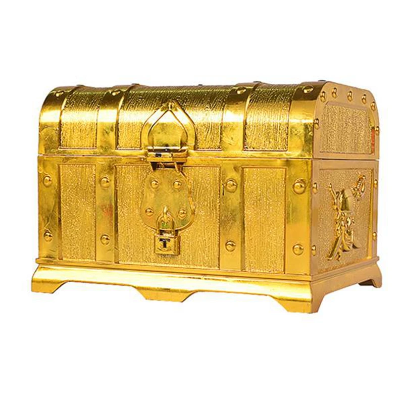 Pirate Treasure Chest Decorative Treasure Chest Keepsake Jewelry Box Plastic Toy Treasure Boxes Party Decor Large Size
Pirate Treasure Chest Decorative Treasure Chest Keepsake Jewelry Box Plastic Toy Treasure Boxes Party Decor Large Size