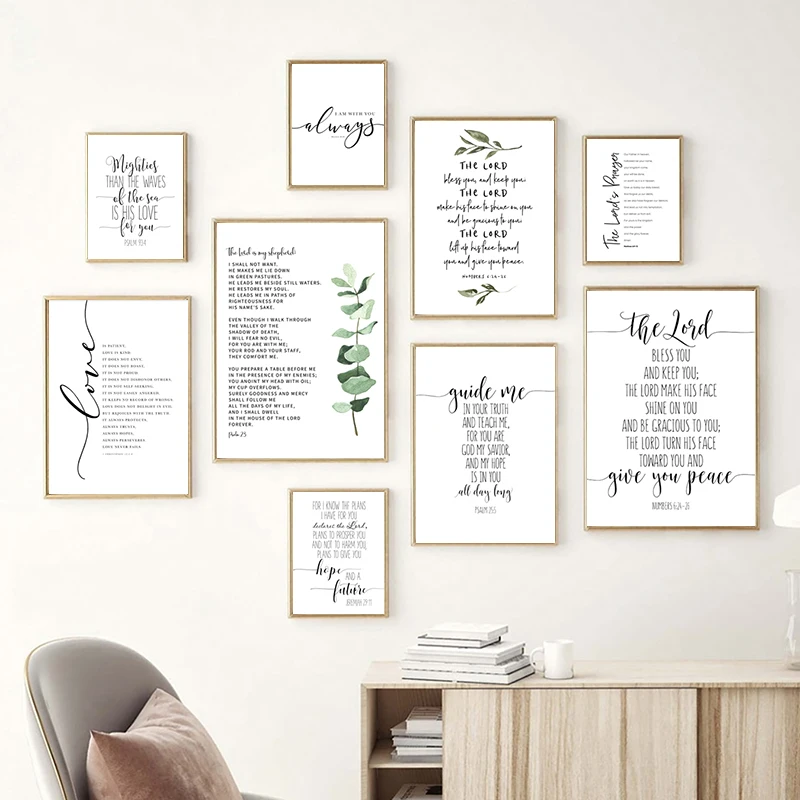 Bible Verse Quote Poster The Lord Bless You and Keep You Christian Home Decor Scripture Prints Wall Art Canvas Painting Picture
Bible Verse Quote Poster The Lord Bless You and Keep You Christian Home Decor Scripture Prints Wall Art Canvas Painting Picture