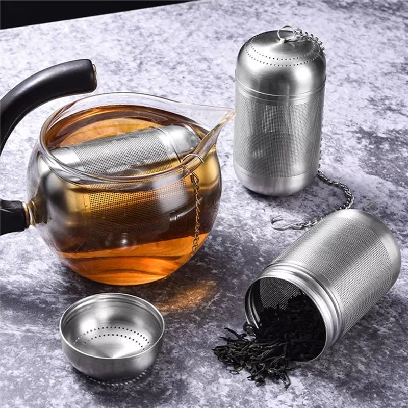 Steel Tea Infuser Tea Leaves Spice Seasoning Ball Strainer Teapot Fine Mesh Coffee Filter Teaware Kitchen Accessories
Steel Tea Infuser Tea Leaves Spice Seasoning Ball Strainer Teapot Fine Mesh Coffee Filter Teaware Kitchen Accessories