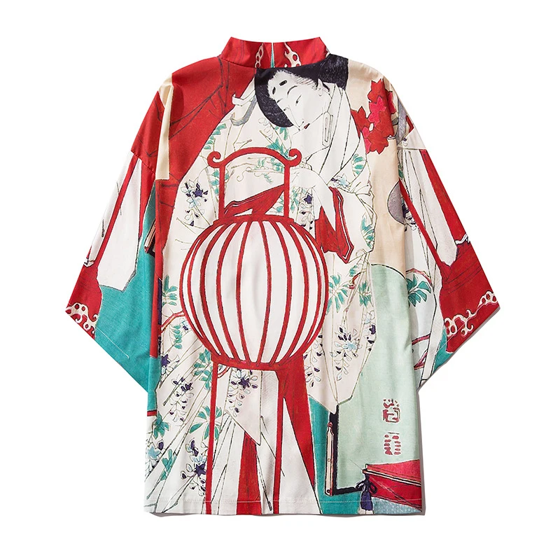 Summer Fashion Japanese Kimono Cardigan Jacket Men Classic Beautiful Woman Print Kimonos Streetwear Fashion Kimono Shirt Mens
Summer Fashion Japanese Kimono Cardigan Jacket Men Classic Beautiful Woman Print Kimonos Streetwear Fashion Kimono Shirt Mens