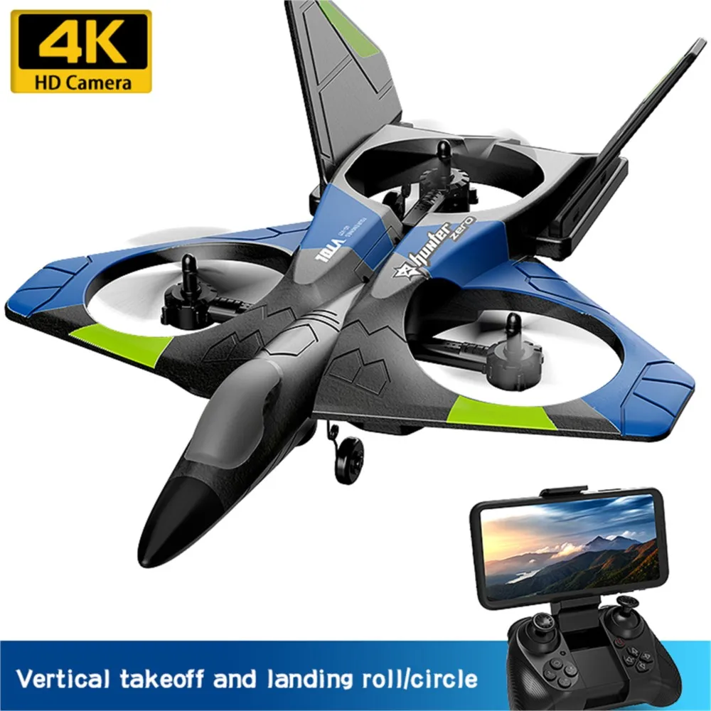 V27 Blue/Red Foam UAV Airplane 4K HD Oversized Remote Control Amazing Led Light Foam RC Plane Gift Toys for Boys
V27 Blue/Red Foam UAV Airplane 4K HD Oversized Remote Control Amazing Led Light Foam RC Plane Gift Toys for Boys