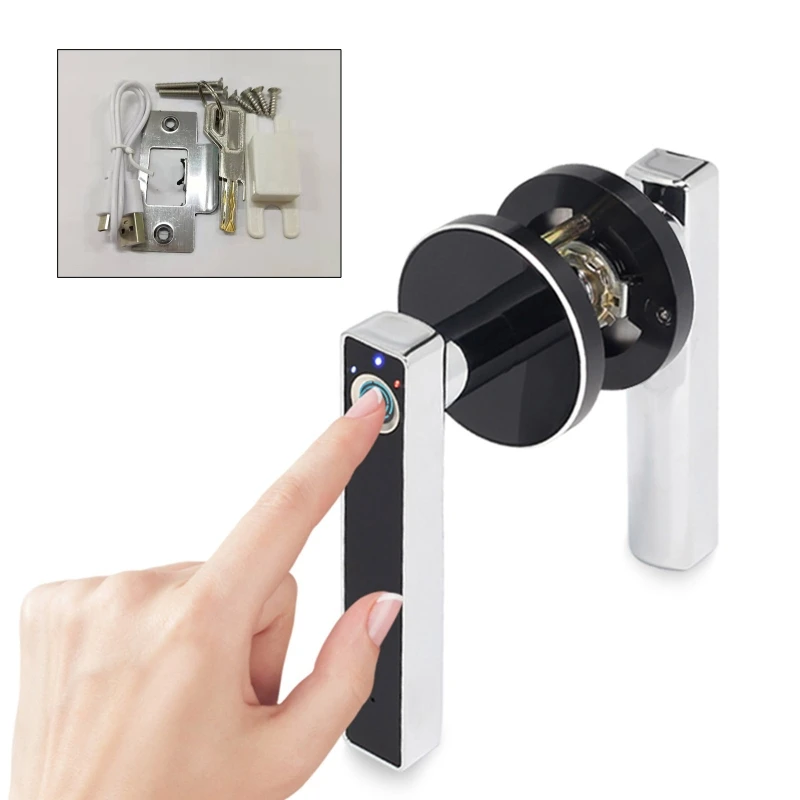 918A Durable Smart Security Door Lock Intelligent Electronic Fingerprint Lock Indoor Anti-Theft Biometric Handle Locks for Home
918A Durable Smart Security Door Lock Intelligent Electronic Fingerprint Lock Indoor Anti-Theft Biometric Handle Locks for Home