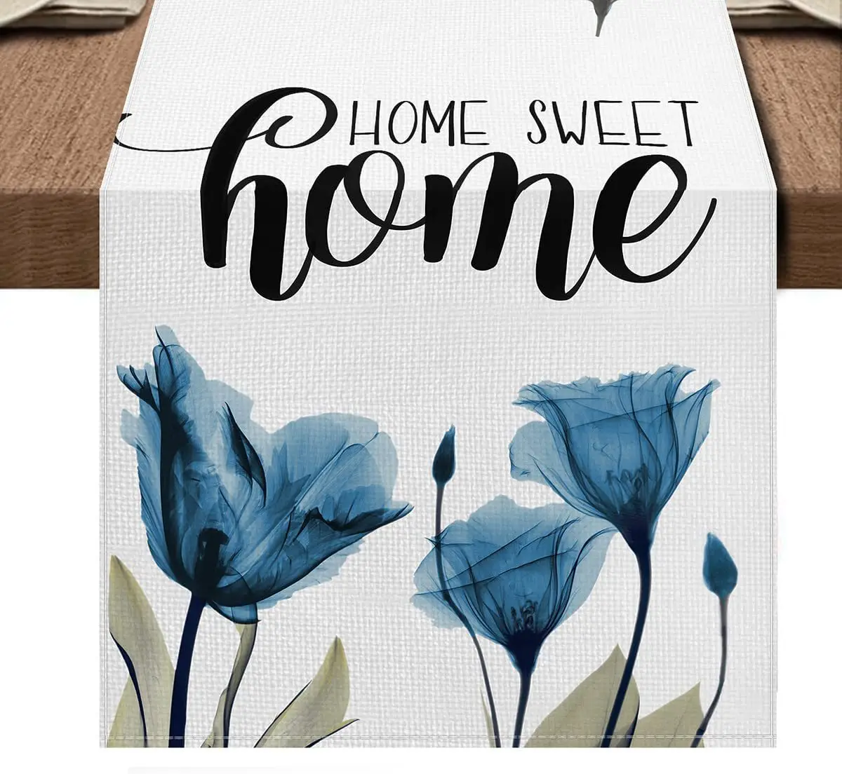 Blue Flower Linen Table Runner Long Strip Tablecloth Placemat Table Decor Home Kitchen Dining Room Dinner Holiday Party Decor
Blue Flower Linen Table Runner Long Strip Tablecloth Placemat Table Decor Home Kitchen Dining Room Dinner Holiday Party Decor