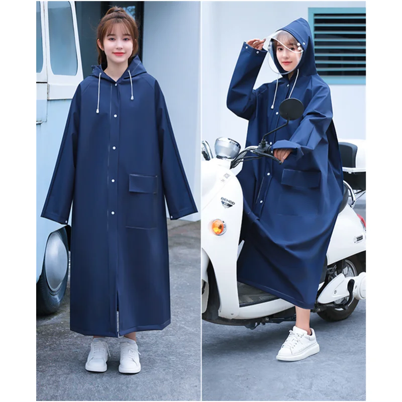 Длинный плащ для мужчин и женщин, прозрачный однотонный дождевик для езды на мотоцикле, с электроаккумулятором, с двойными полями
Длинный плащ для мужчин и женщин, прозрачный однотонный дождевик для езды на мотоцикле, с электроаккумулятором, с двойными полями