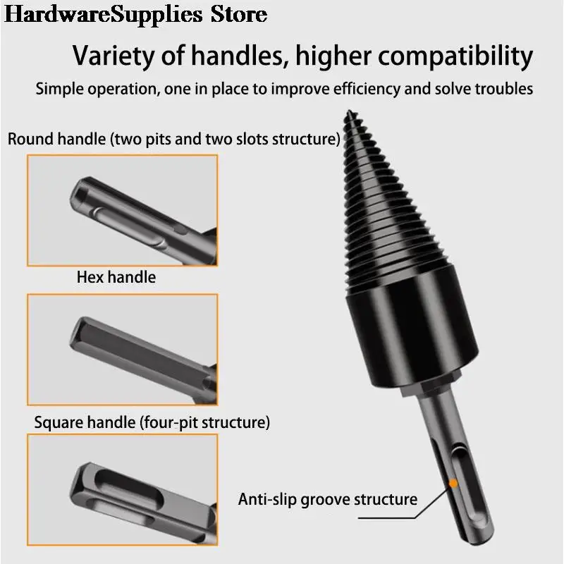 Firewood Chop Wood Drill Bit Splitting Tool Splitting Cone Log Splitters Wood Breaking machine Wood breaker Firewood chopper
Firewood Chop Wood Drill Bit Splitting Tool Splitting Cone Log Splitters Wood Breaking machine Wood breaker Firewood chopper